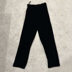 Barely worn: Silk boutique velvet baggy pants, size M